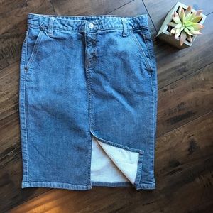 J. Crew Denim skirt